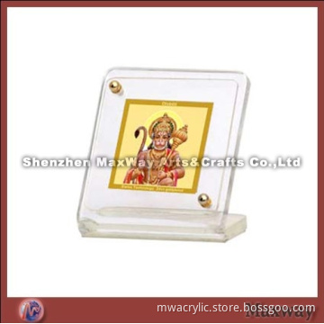 Pure Clear Square Desk Top High Grade Acrylic Photo Frame